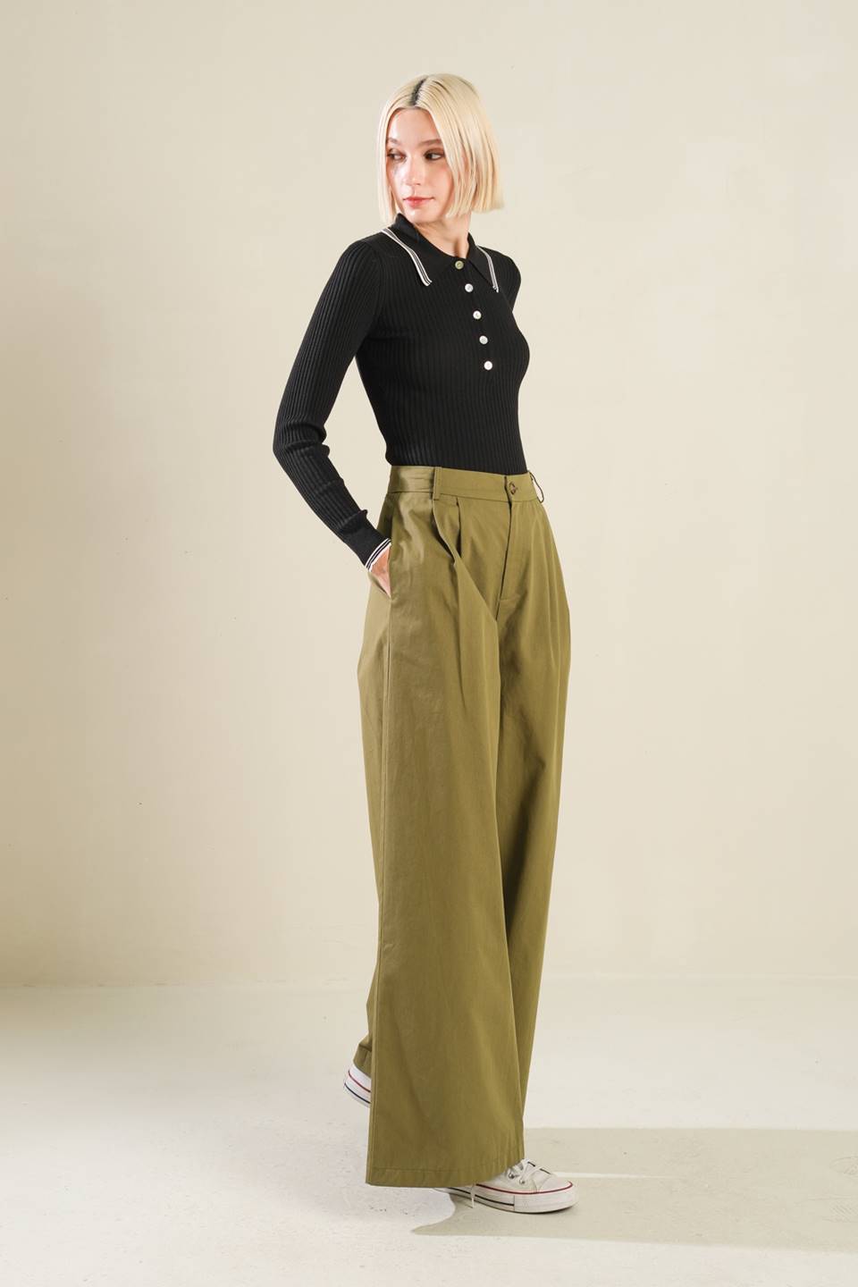 HIDDEN REFLECTIONS WOVEN PANTS Flying Tomato
